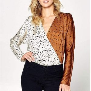 Strut & Bolt Animal Silky Bodysuit